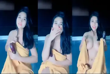 Miya Toge Main Terong Bikin Pria Sange Berat